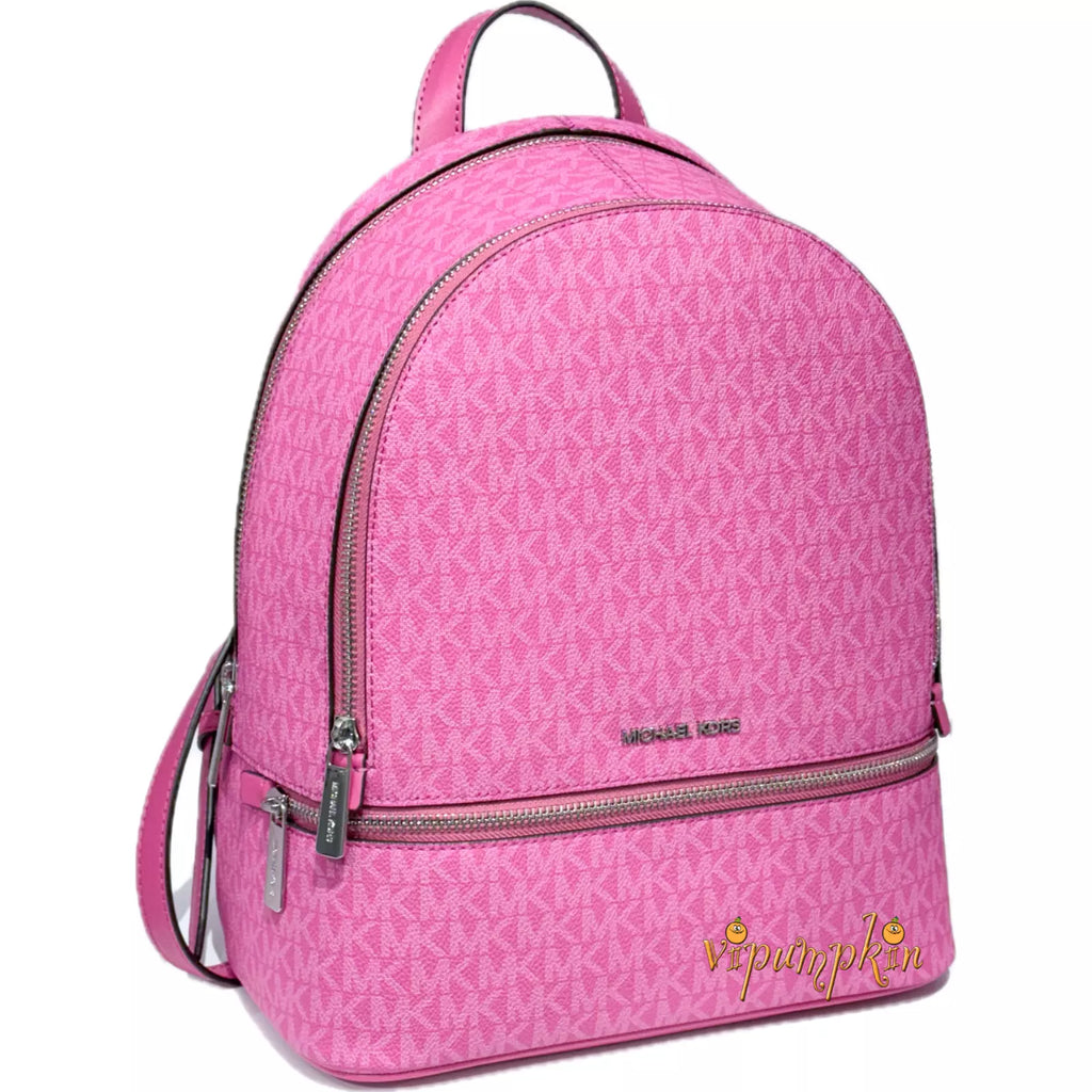 Rhea Medium Logo Backpack — Dragonfruit Pink