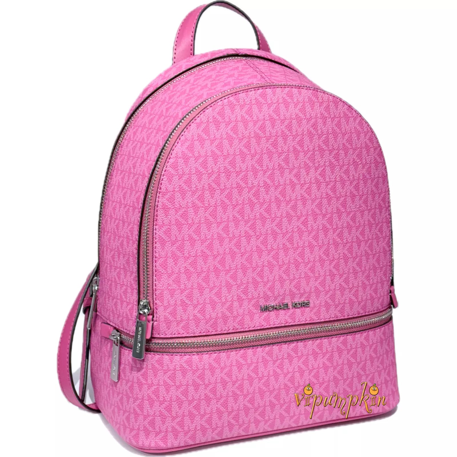 Rhea Medium Logo Backpack — Dragonfruit Pink