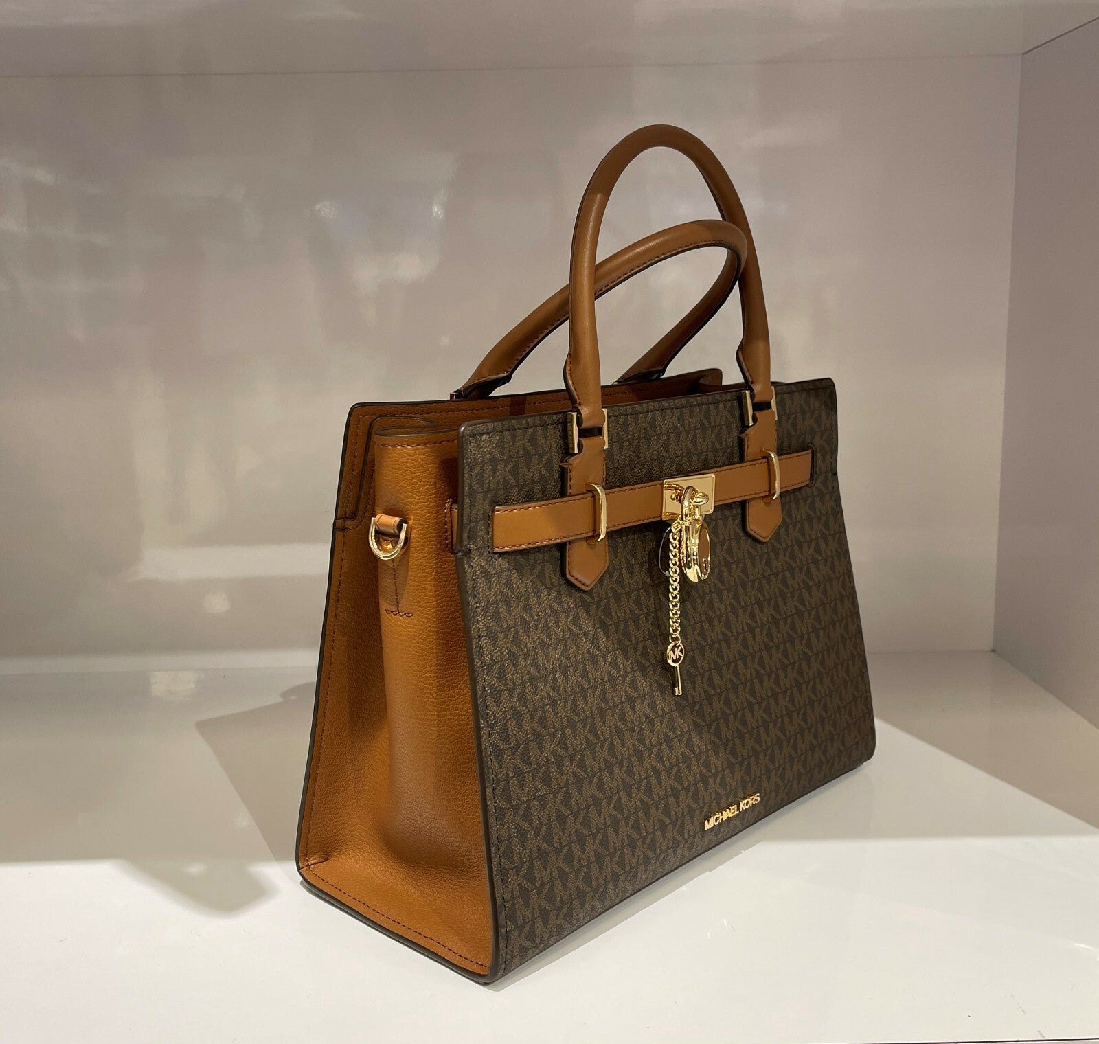 MICHAEL KORS HAMILTON MEDIUM SATCHEL SHOULDER CROSSBODY BAG