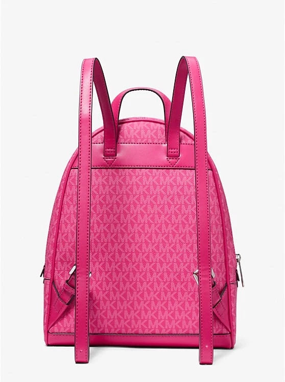 Rhea Medium Logo Backpack — Dragonfruit Pink