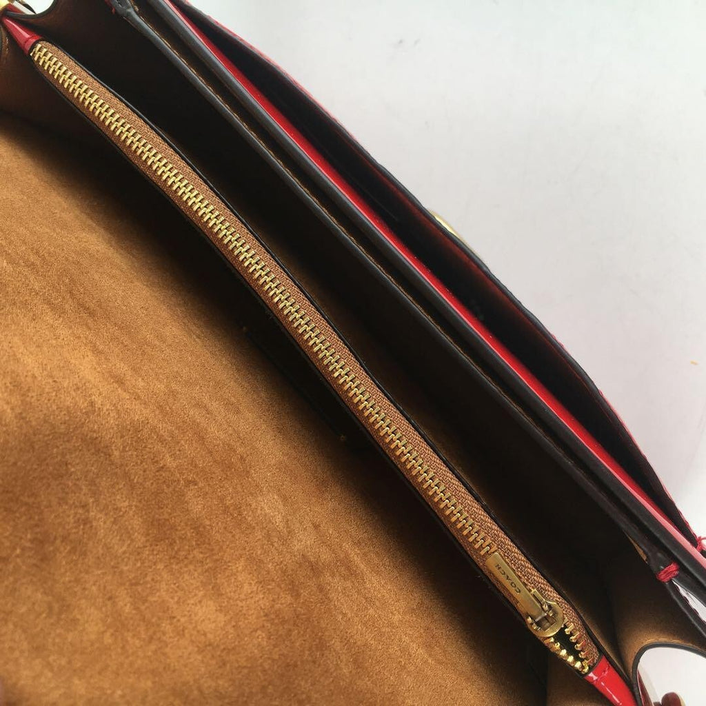 COACH  Tabby Shoulder Bag 26 In Signature Leather Red CM554 Outlet NEW