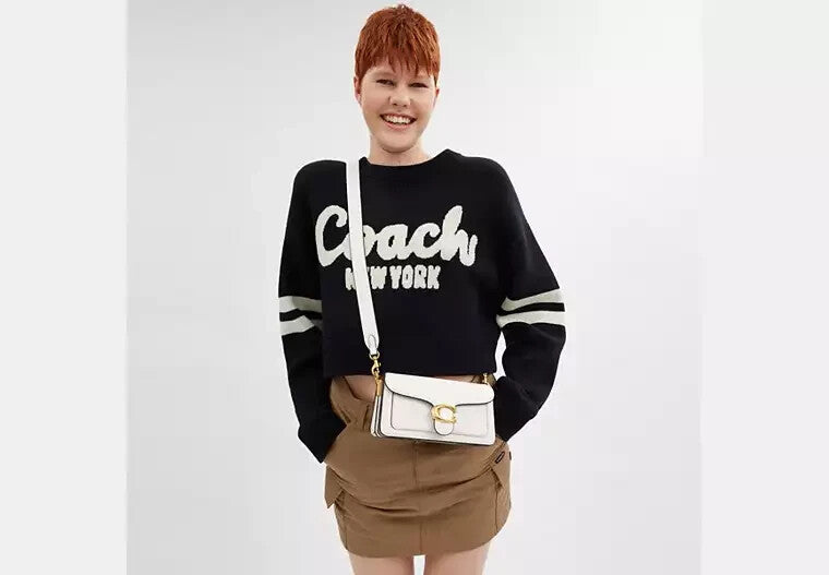 COACH  Tabby Shoulder Bag 20 CM546 Chalk Outlet NEW