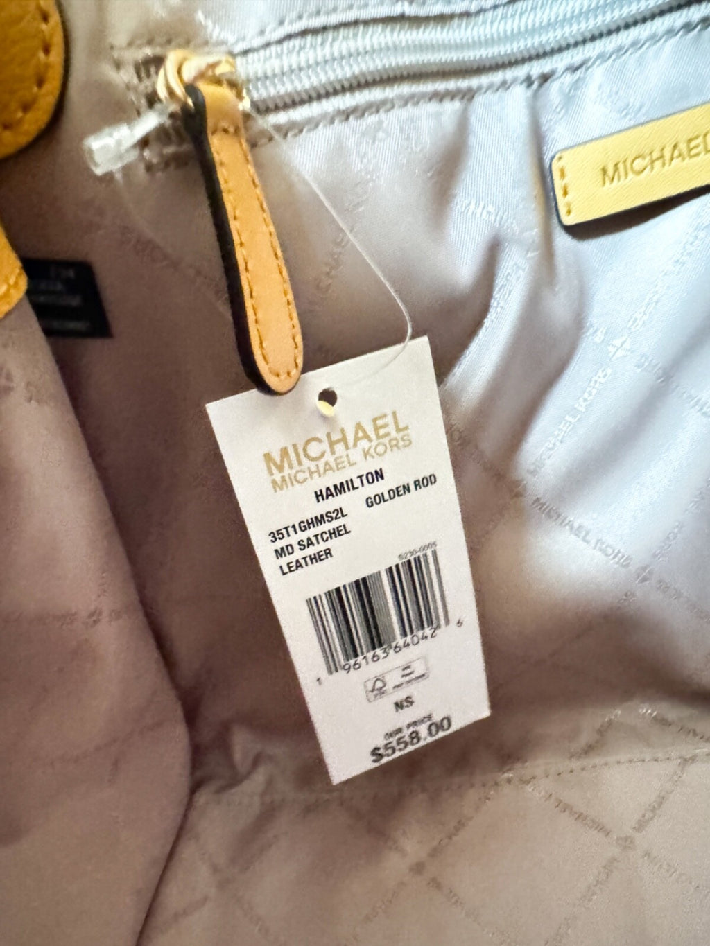 MICHAEL KORS HAMILTON MEDIUM SATCHEL SHOULDER CROSSBODY BAG