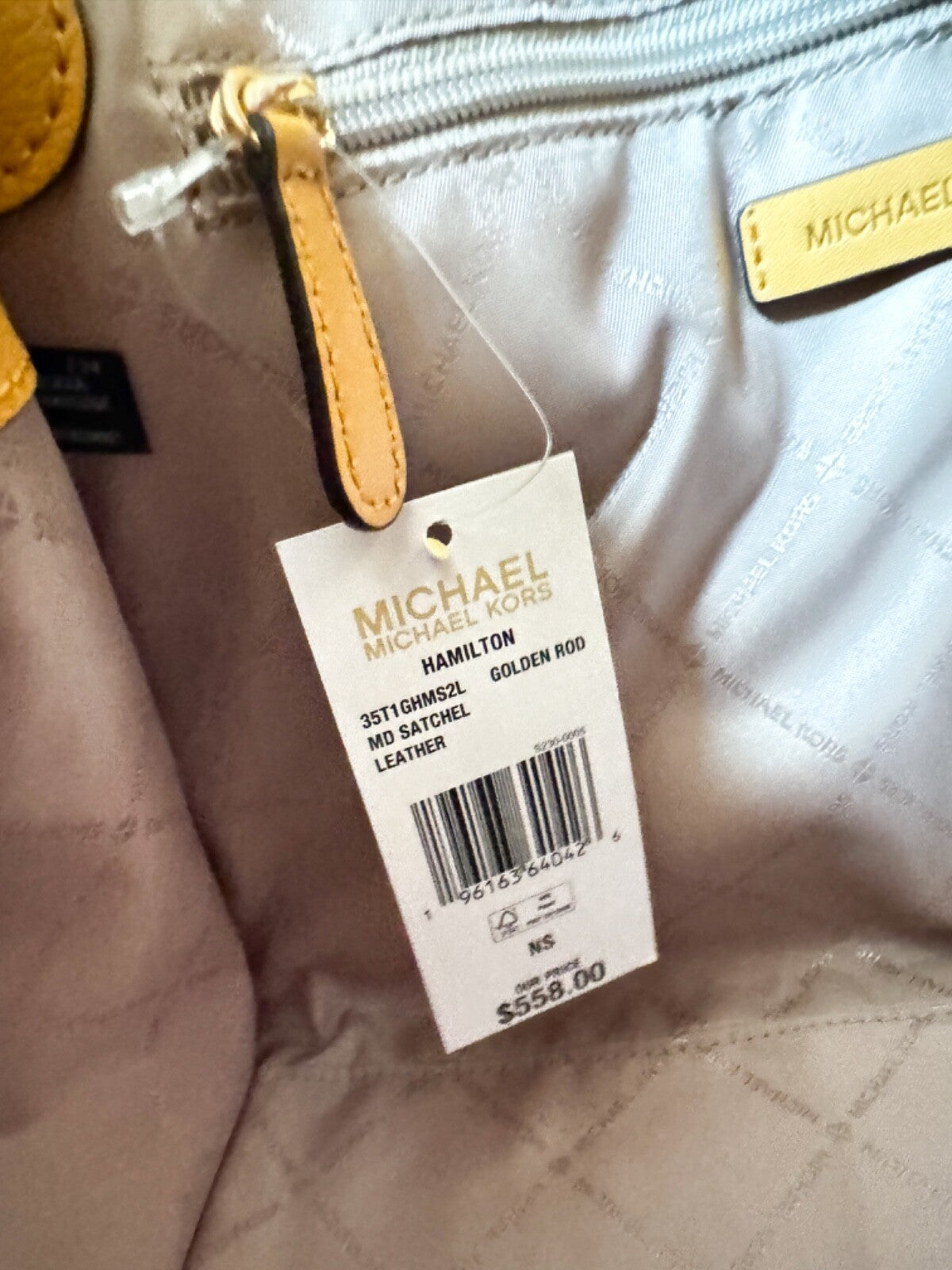 MICHAEL KORS HAMILTON MEDIUM SATCHEL SHOULDER CROSSBODY BAG
