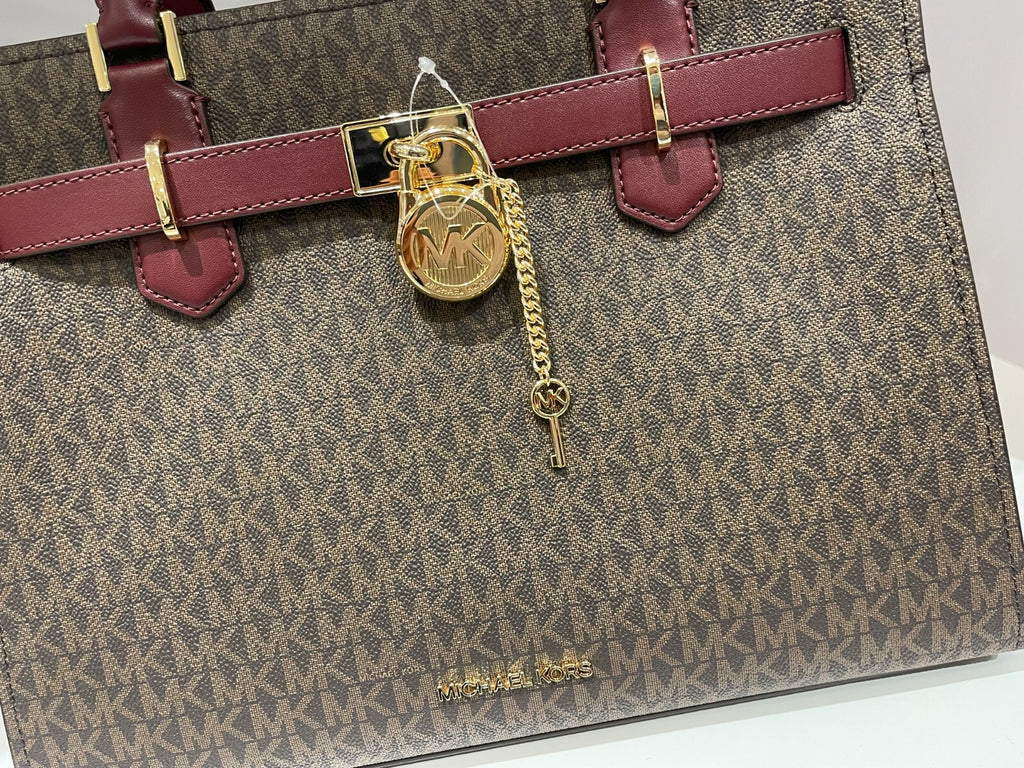 MICHAEL KORS HAMILTON MEDIUM SATCHEL SHOULDER CROSSBODY BAG