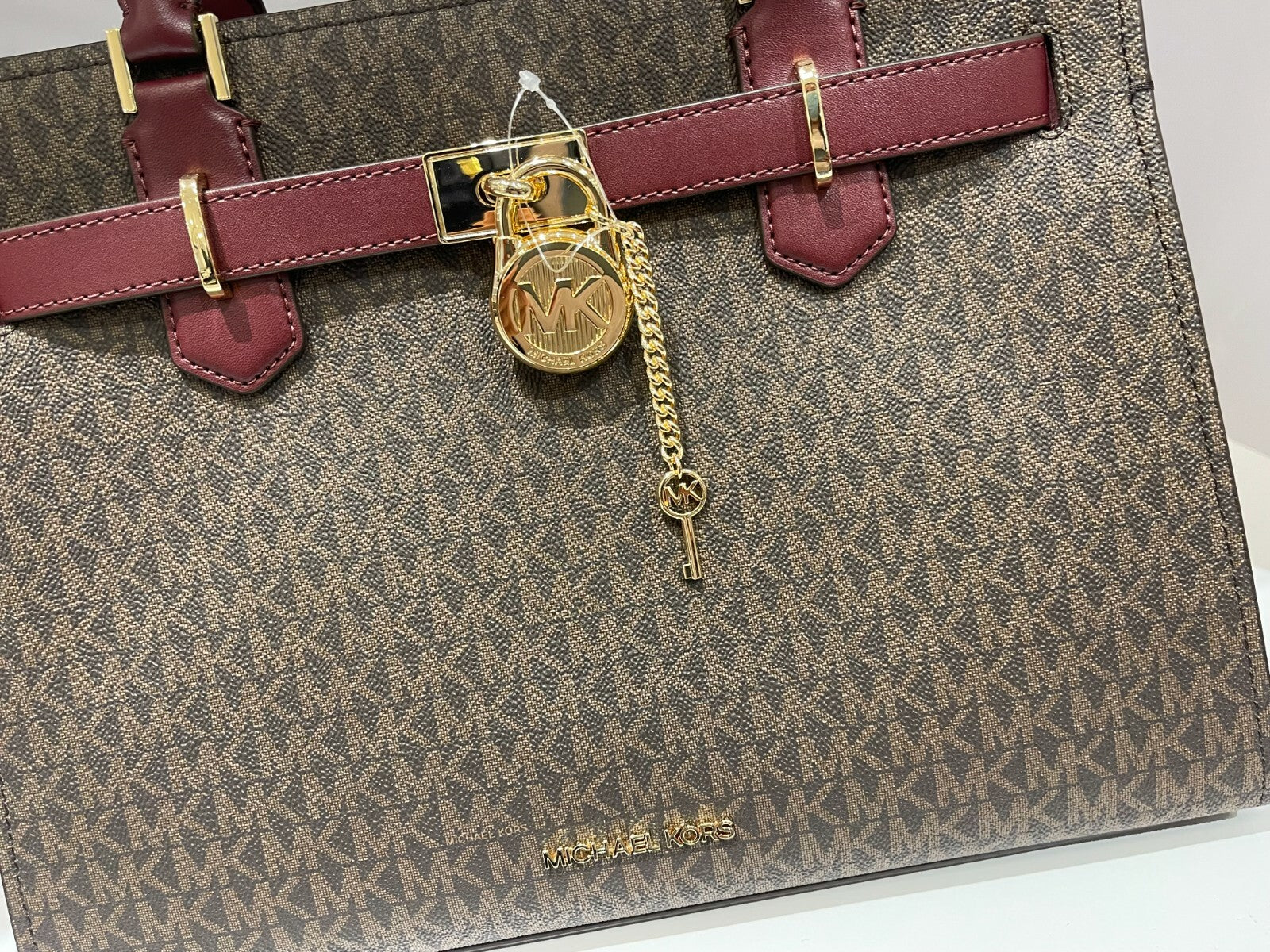 MICHAEL KORS HAMILTON MEDIUM SATCHEL SHOULDER CROSSBODY BAG