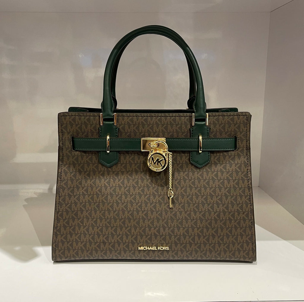 MICHAEL KORS HAMILTON MEDIUM SATCHEL SHOULDER CROSSBODY BAG