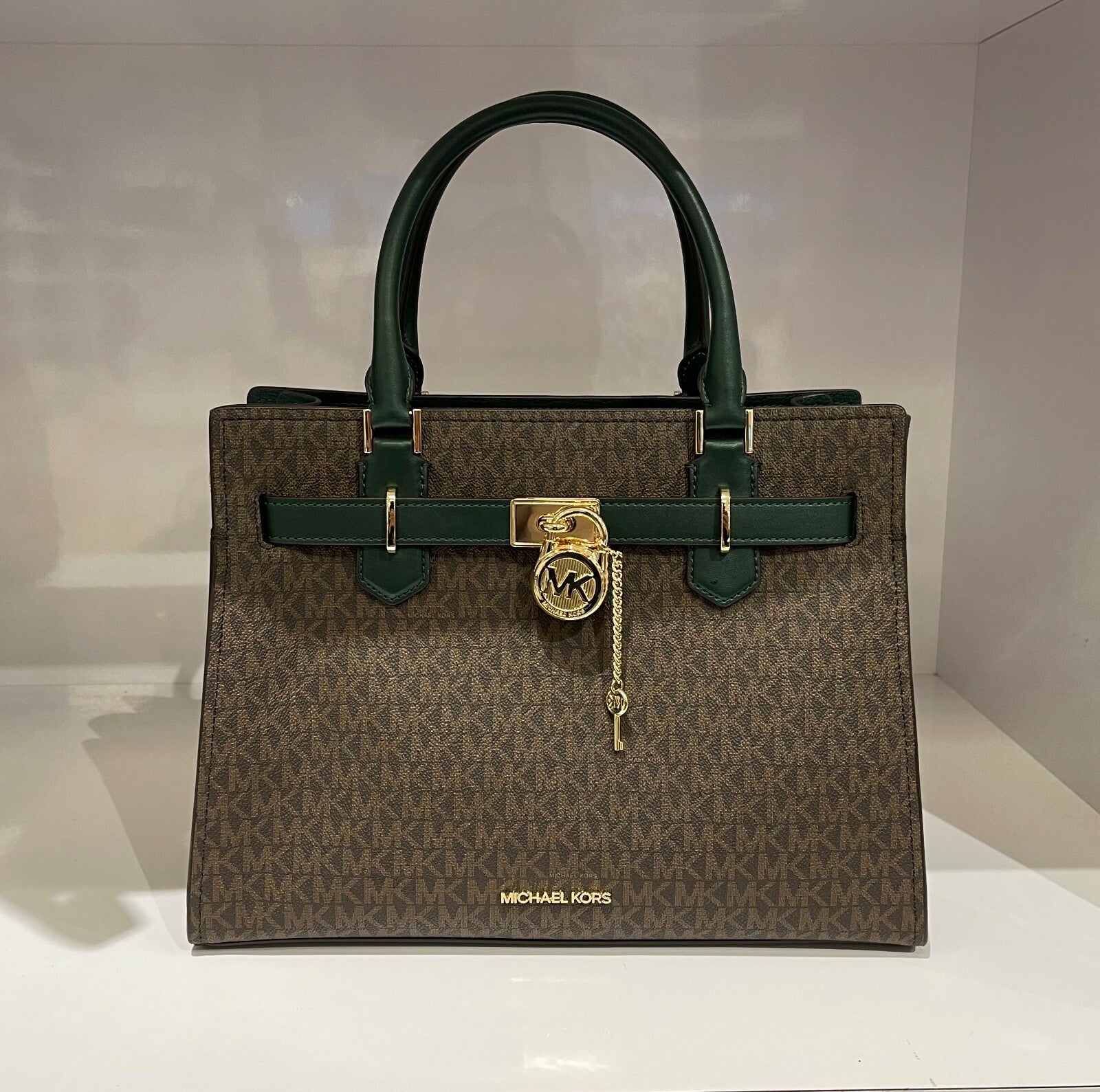 MICHAEL KORS HAMILTON MEDIUM SATCHEL SHOULDER CROSSBODY BAG