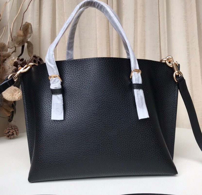 COACH Mollie Tote 25 Shoulder Bag C4084 Black True Red Outlet New
