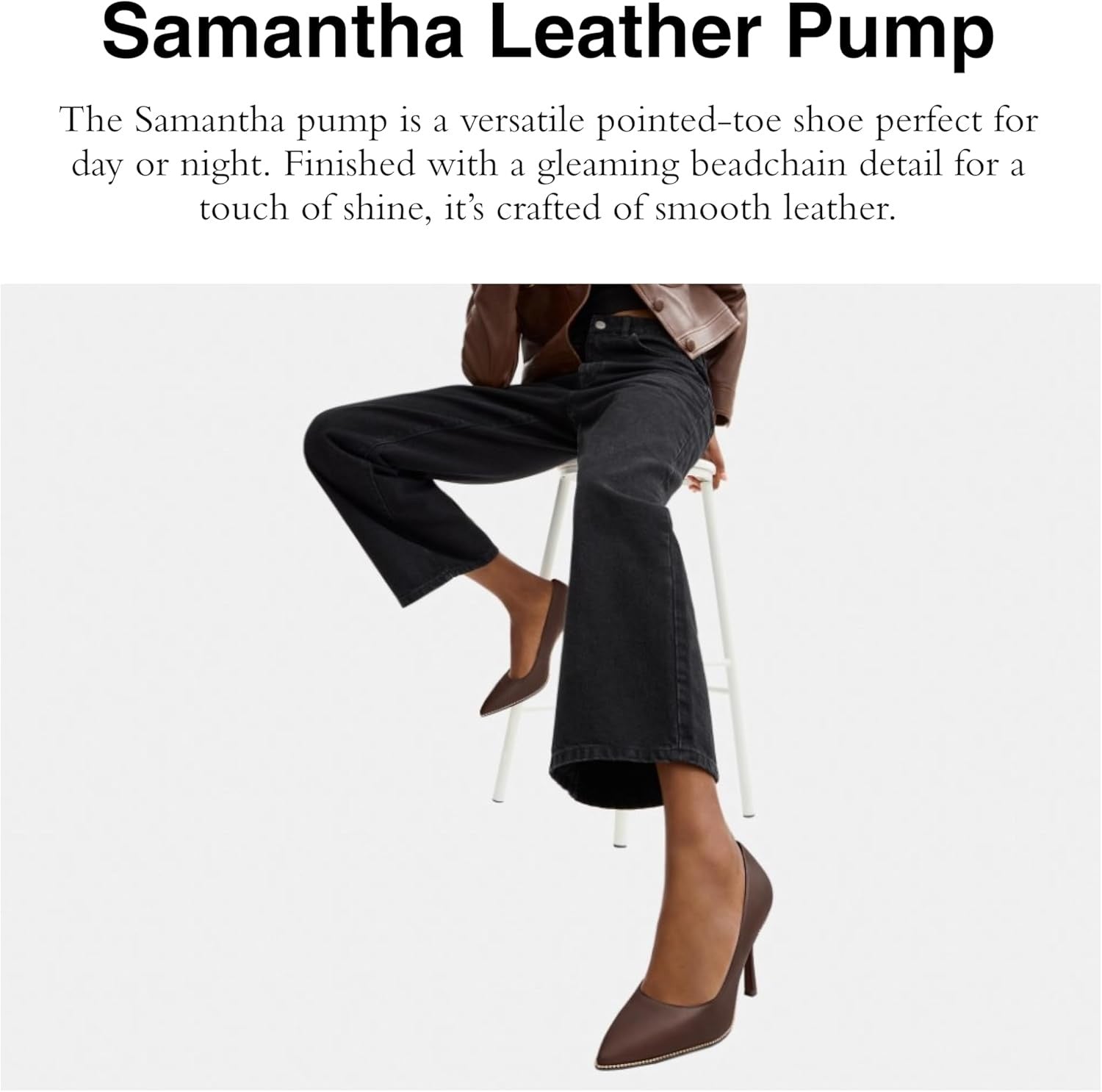 Coach Samantha Leather Pump