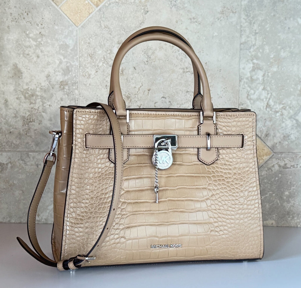 MICHAEL KORS HAMILTON MEDIUM SATCHEL SHOULDER CROSSBODY BAG