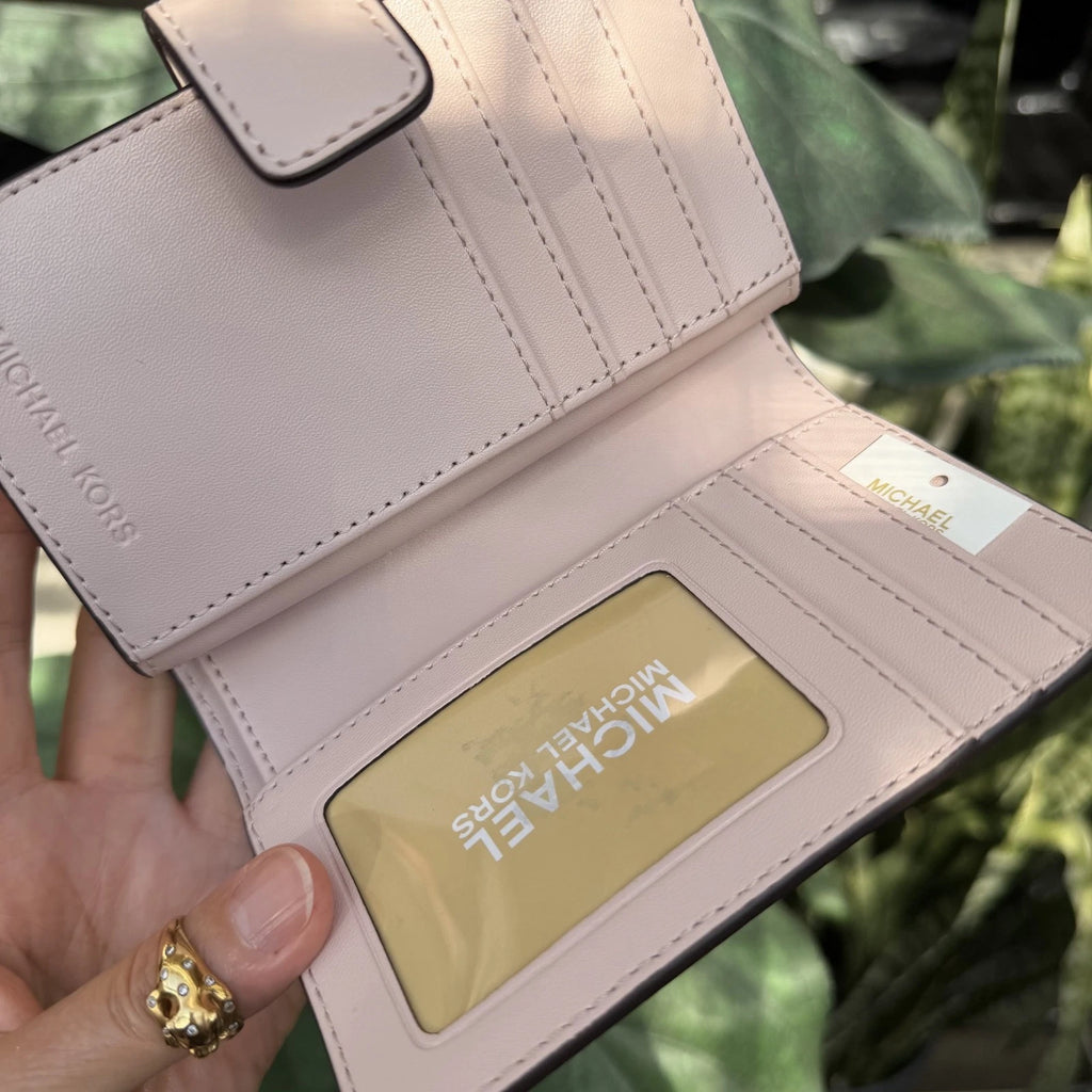 Jet Set Travel Chain Tote + Wallet Set — Powder Blush