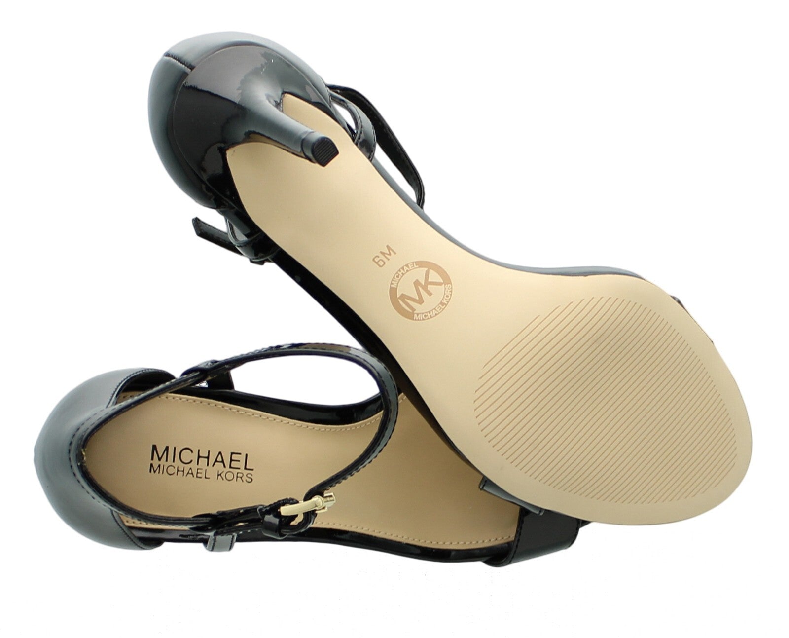 Michael Kors Simone Mid Sandal, Women's Leather Special Occasion 3.5" Pump Heels