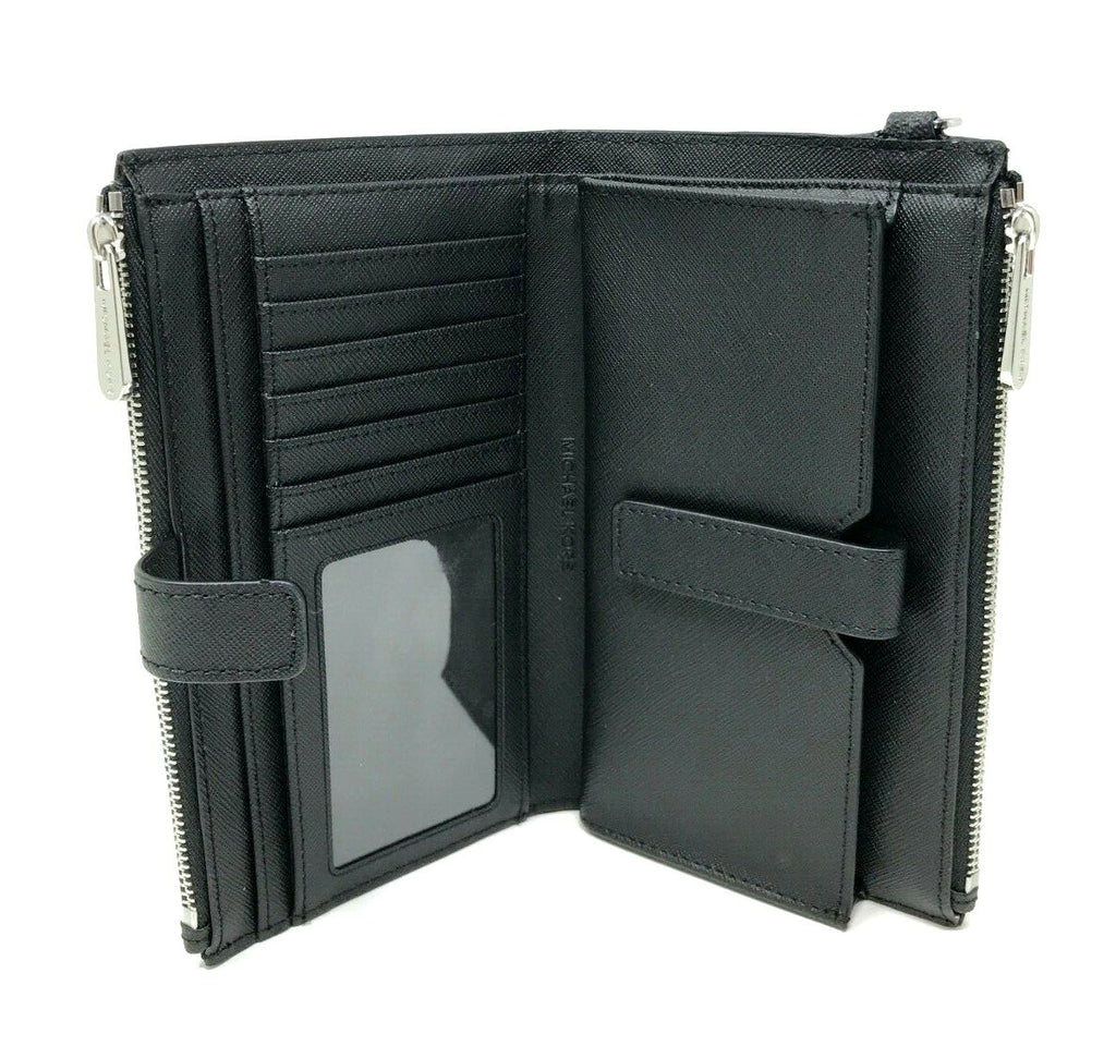 Michael Kors MK Jet Set Travel Double Zip Phone Wristlet Wallet