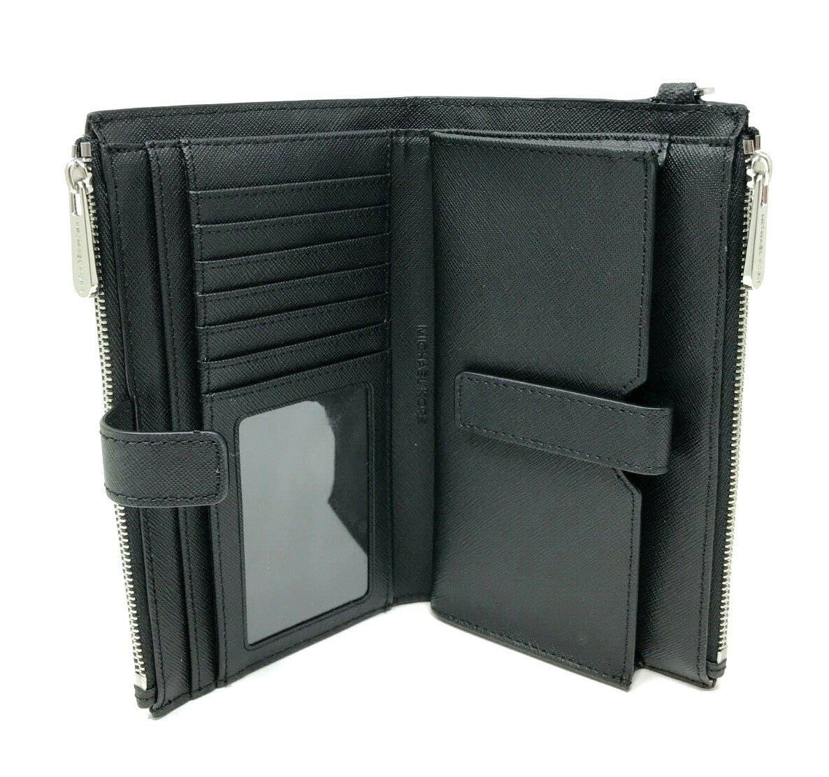 Michael Kors MK Jet Set Travel Double Zip Phone Wristlet Wallet
