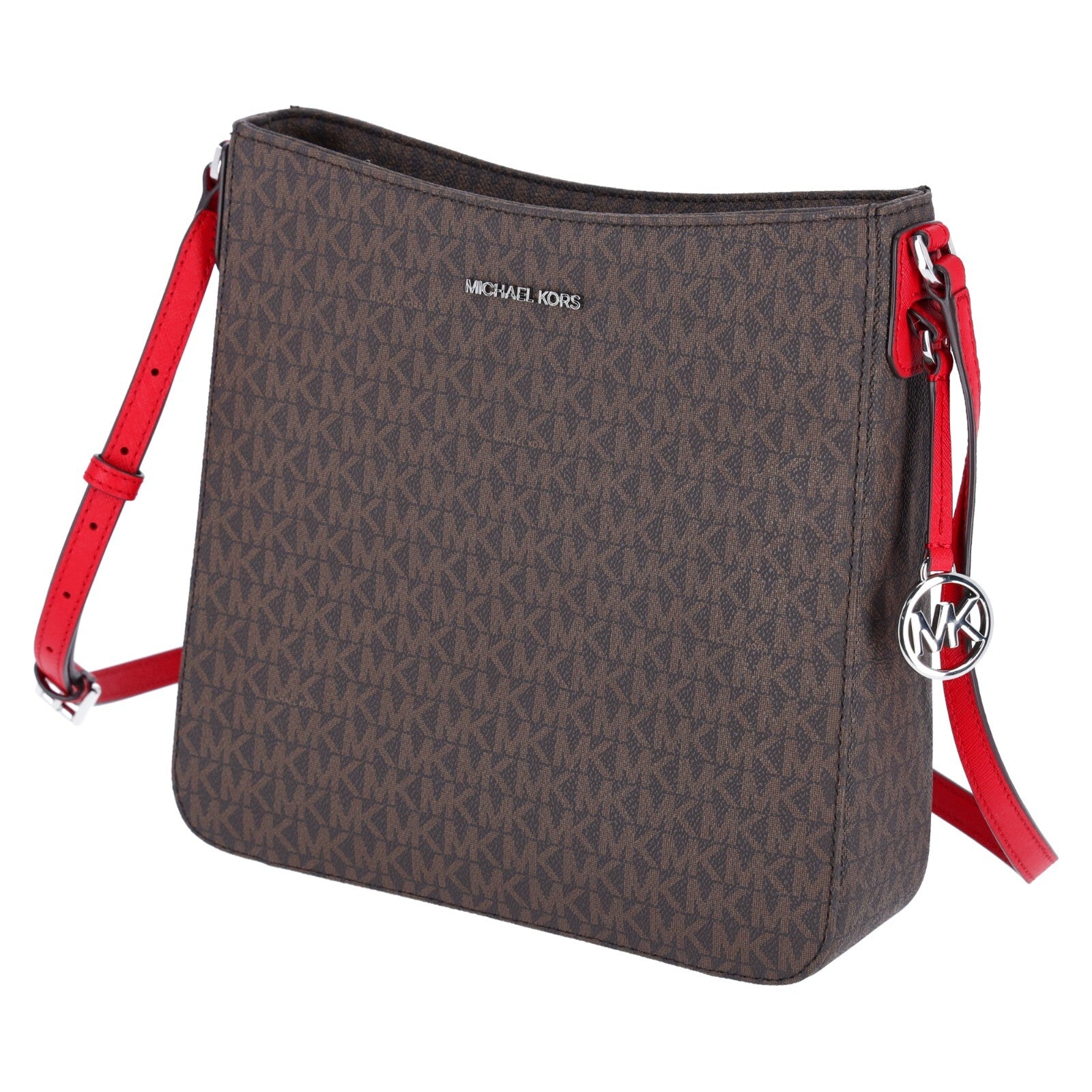 Michael Kors Jet Set Large Messenger Bag Crossbody MK Signature
