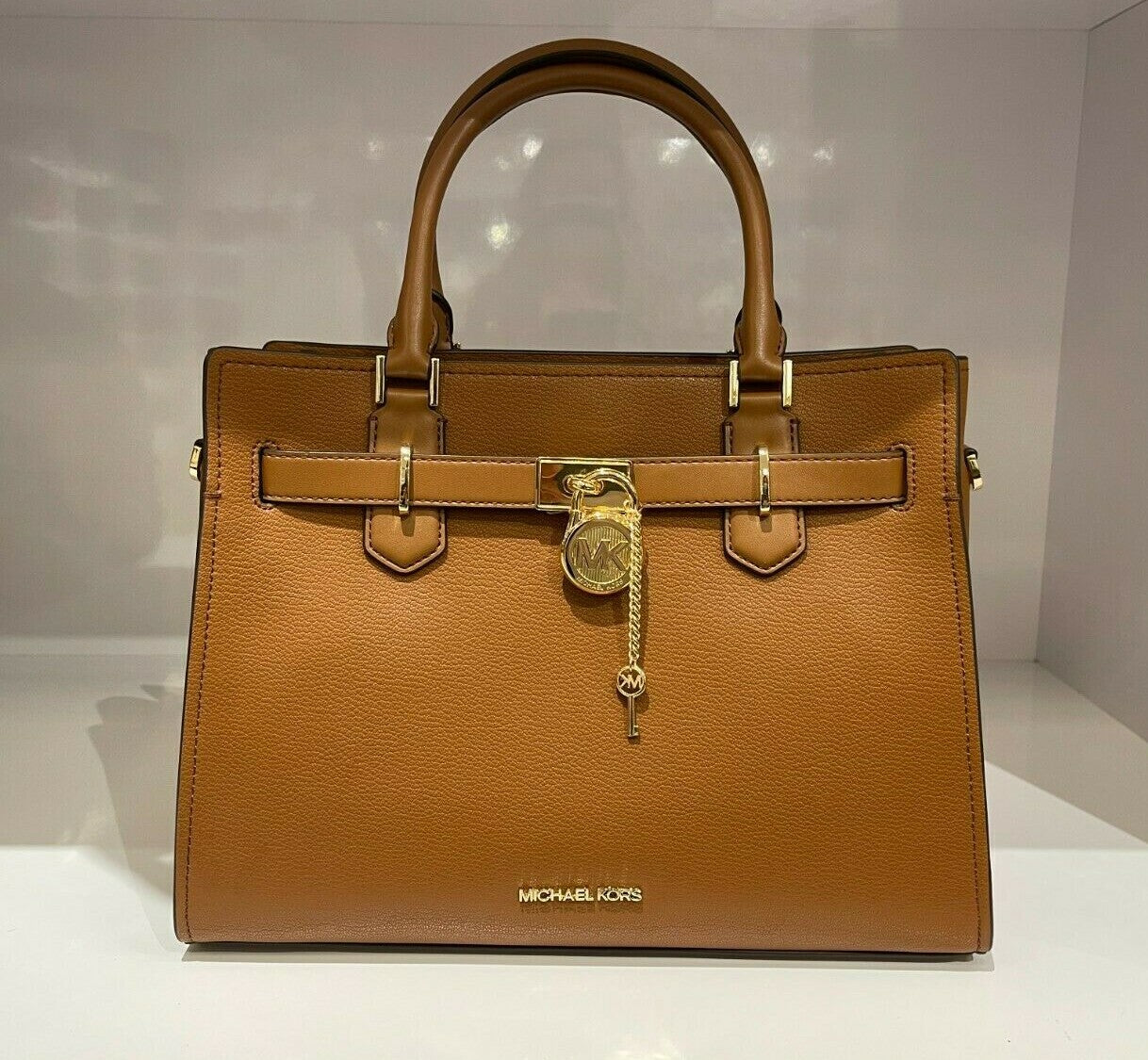 MICHAEL KORS HAMILTON MEDIUM SATCHEL SHOULDER CROSSBODY BAG