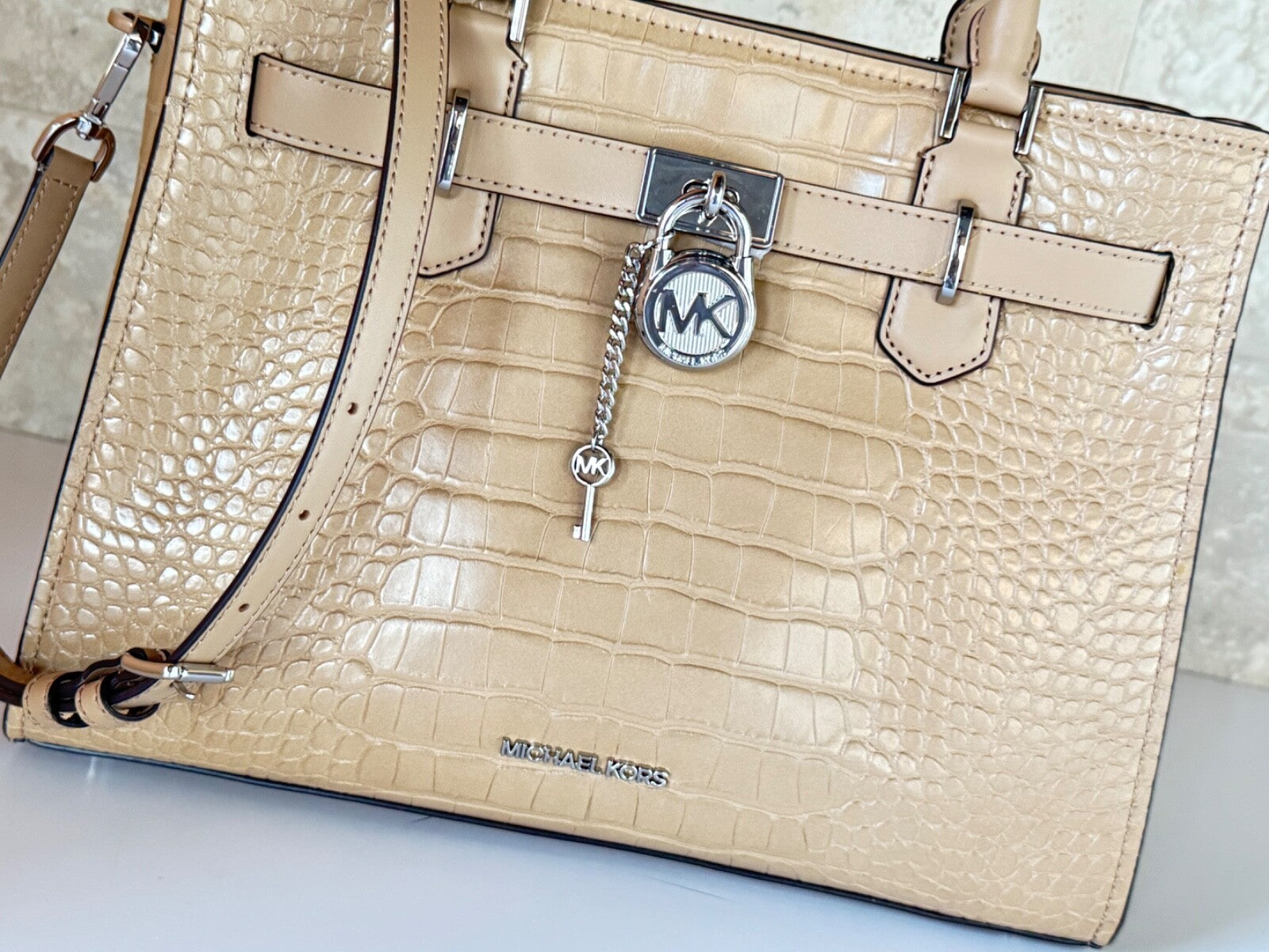 MICHAEL KORS HAMILTON MEDIUM SATCHEL SHOULDER CROSSBODY BAG
