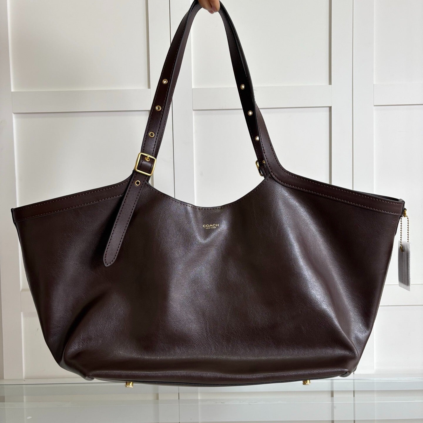 COACH Gramercy Tote Maple CAM00 Outlet NEW