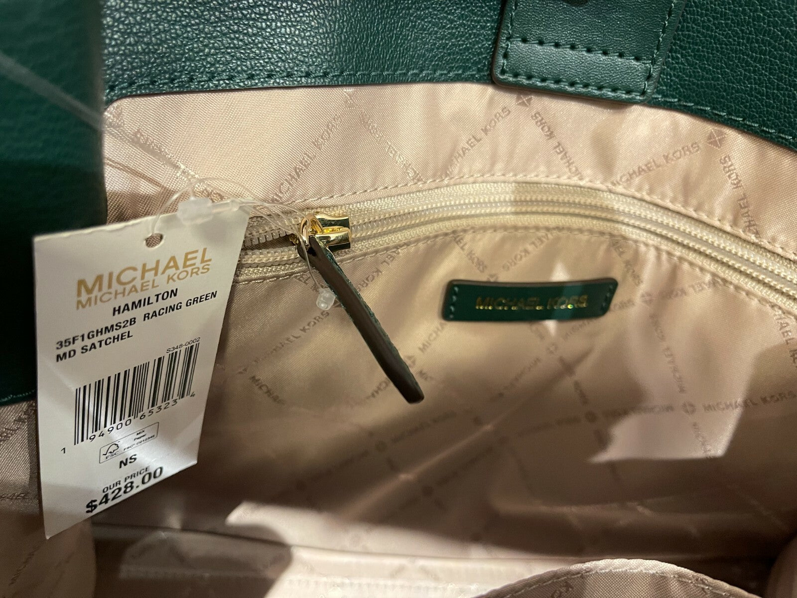MICHAEL KORS HAMILTON MEDIUM SATCHEL SHOULDER CROSSBODY BAG