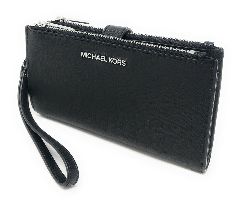 Michael Kors MK Jet Set Travel Double Zip Phone Wristlet Wallet