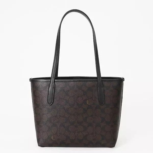 Coach Small City Tote Bag In Signature Canvas CU759 outlet new