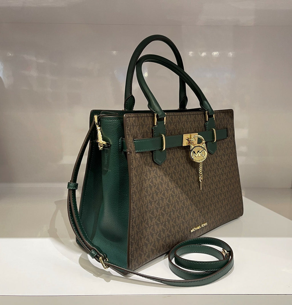 MICHAEL KORS HAMILTON MEDIUM SATCHEL SHOULDER CROSSBODY BAG