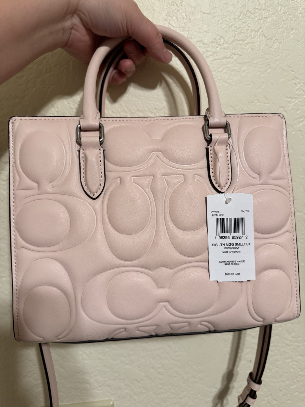 NWT Coach Maggie Small Tote Bag In Signature Leather CY670