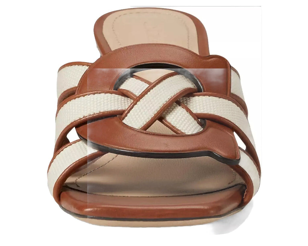 COACH Nikki Heel Chalk/Burnished Amber Sandal  - Various Sizes