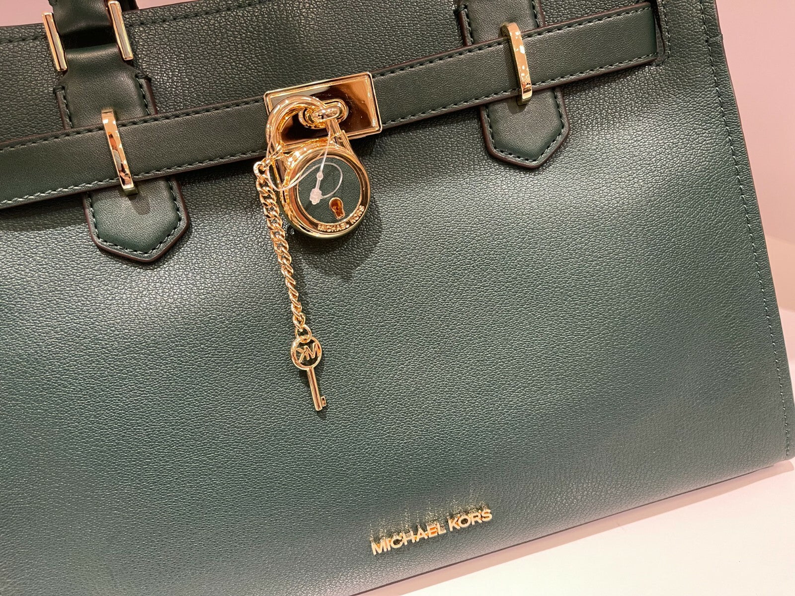 MICHAEL KORS HAMILTON MEDIUM SATCHEL SHOULDER CROSSBODY BAG