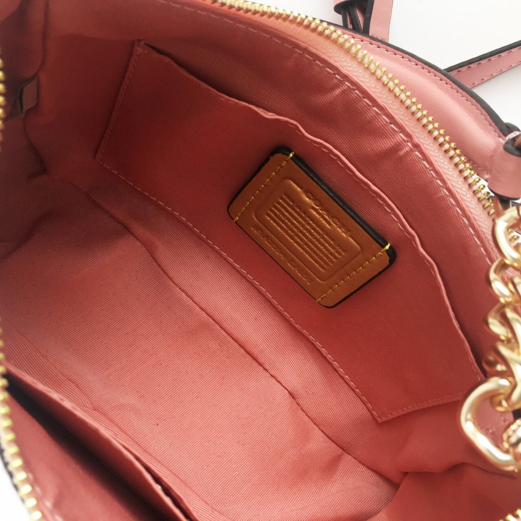 COACH Teri Shoulder Bag in Signature Canvas Pink CAL51 outlet New JPN