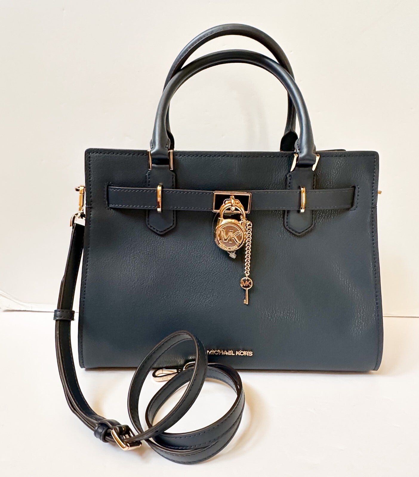 MICHAEL KORS HAMILTON MEDIUM SATCHEL SHOULDER CROSSBODY BAG