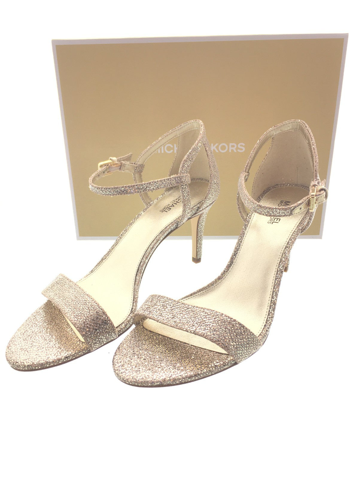 Michael Kors Simone Mid Sandal, Women's Leather Special Occasion 3.5" Pump Heels