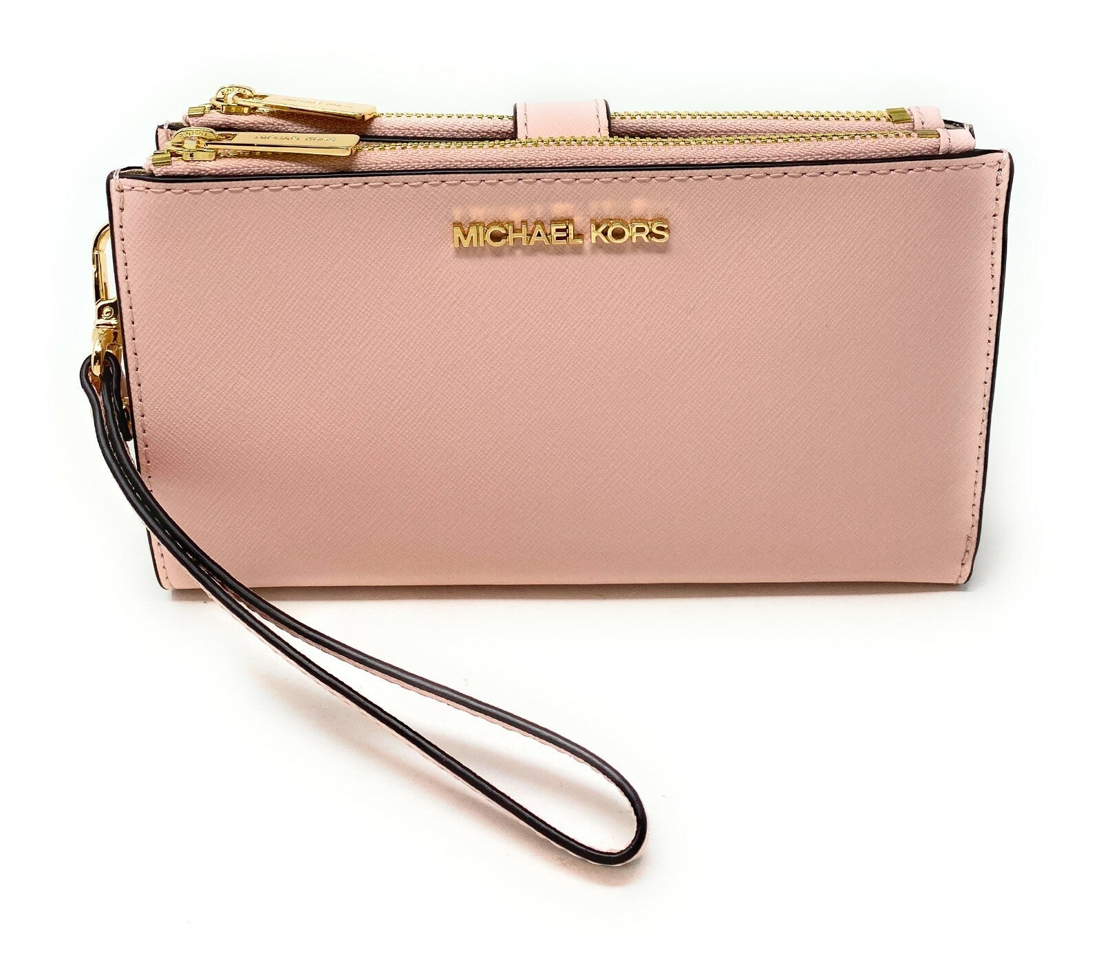 Michael Kors MK Jet Set Travel Double Zip Phone Wristlet Wallet
