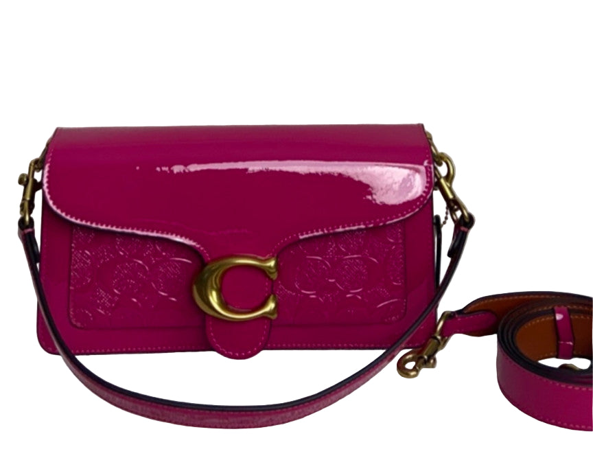 COACH  Tabby Shoulder Bag 26 In Signature Leather Purple CM554 Outlet NEW