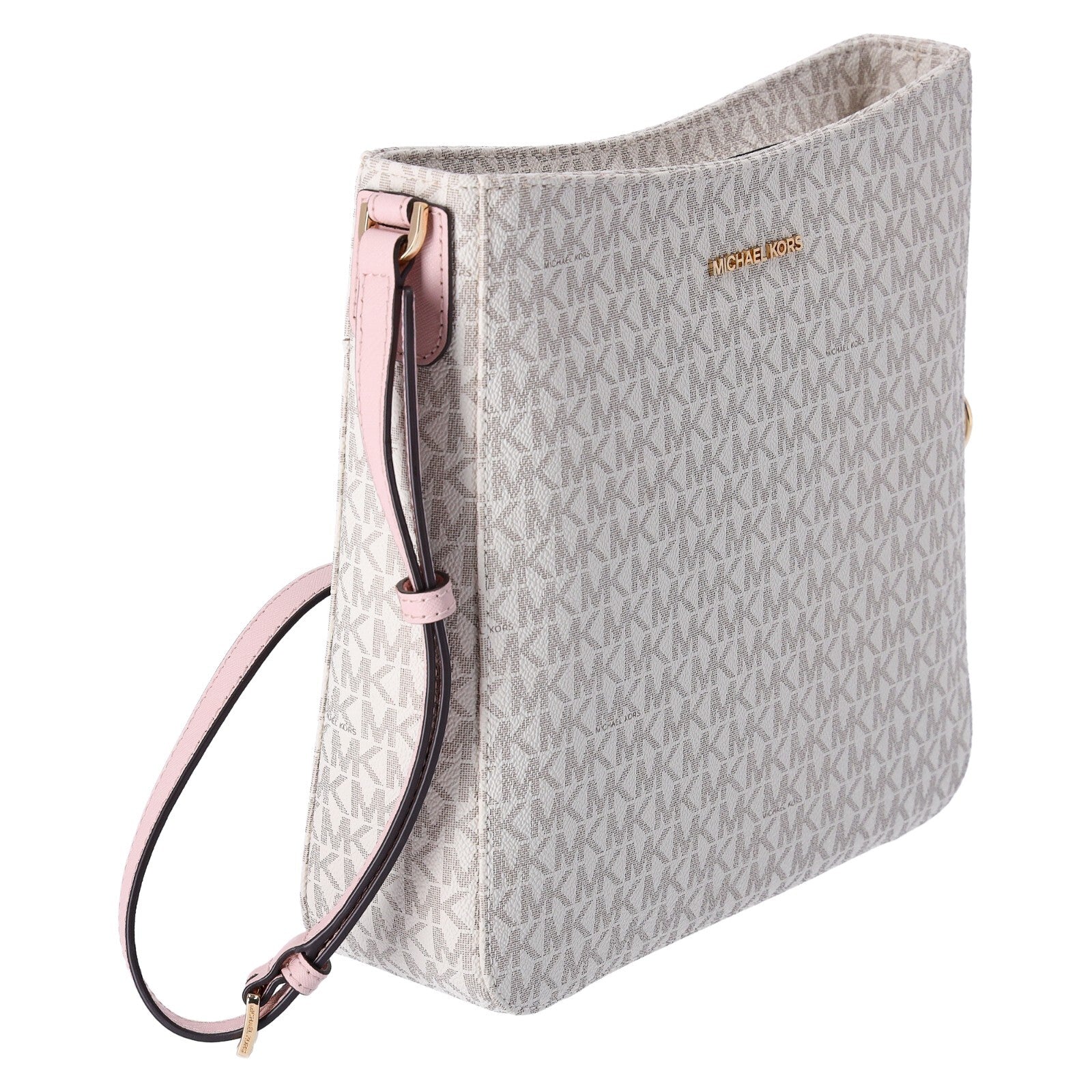 Michael Kors Jet Set Large Messenger Bag Crossbody MK Signature