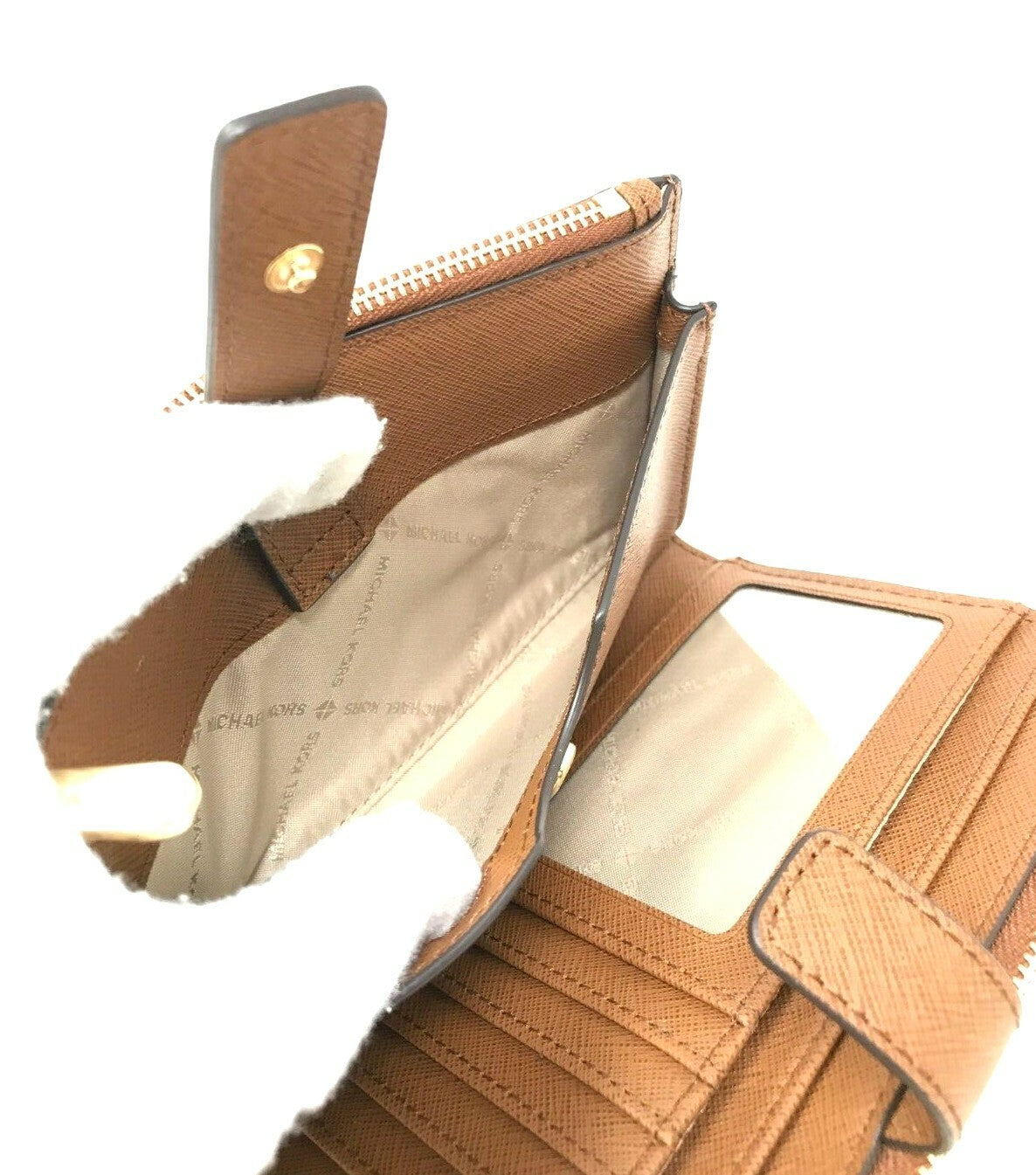 Michael Kors MK Jet Set Travel Double Zip Phone Wristlet Wallet