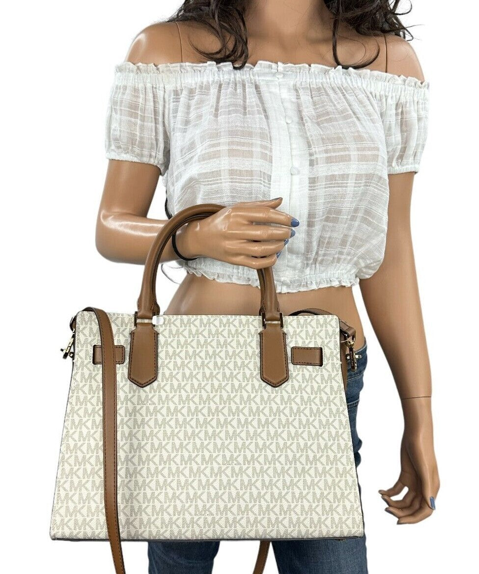 MICHAEL KORS HAMILTON MEDIUM SATCHEL SHOULDER CROSSBODY BAG