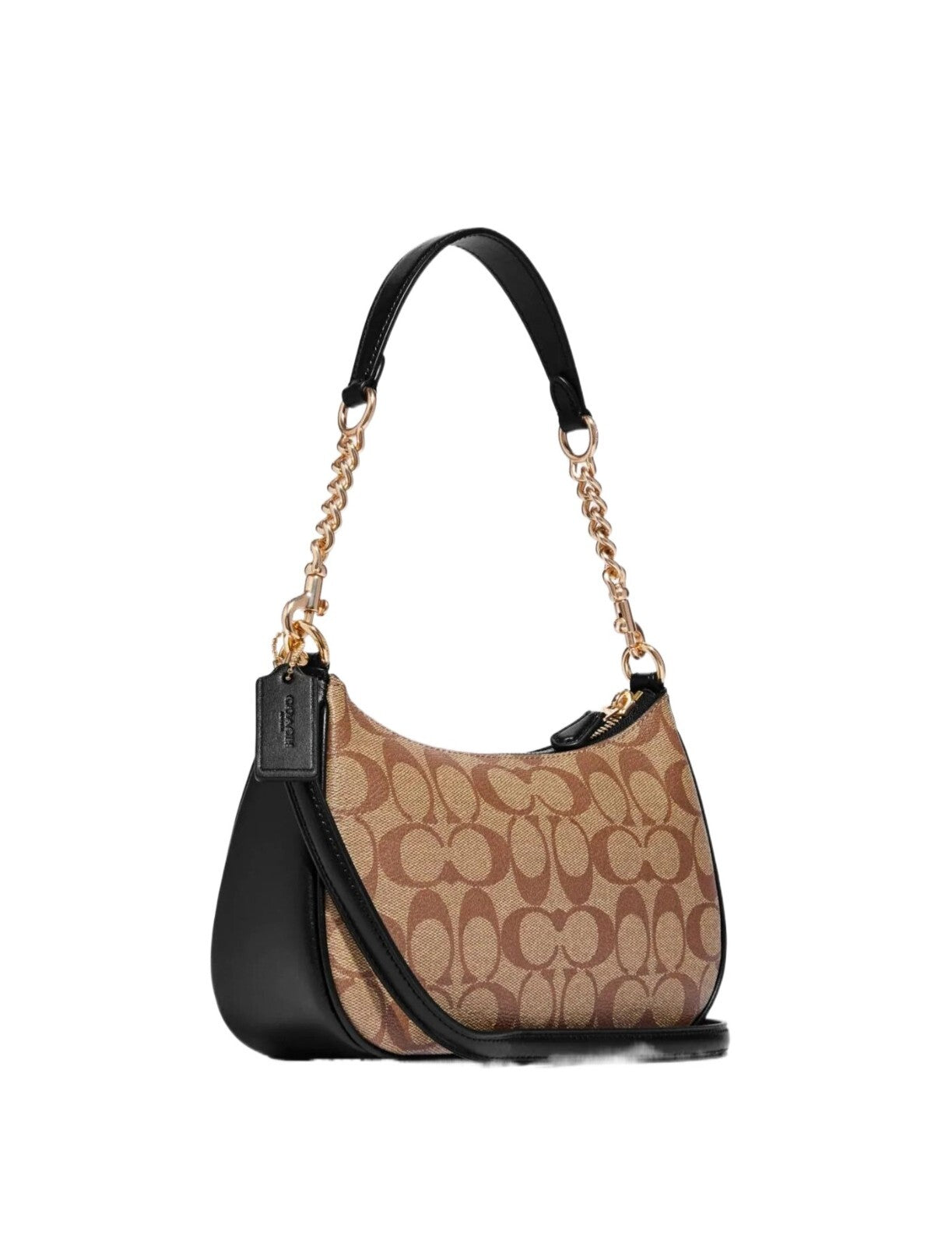 Coach bags Teri Shoulder Bag In Signature Canvas Khaki - CA548