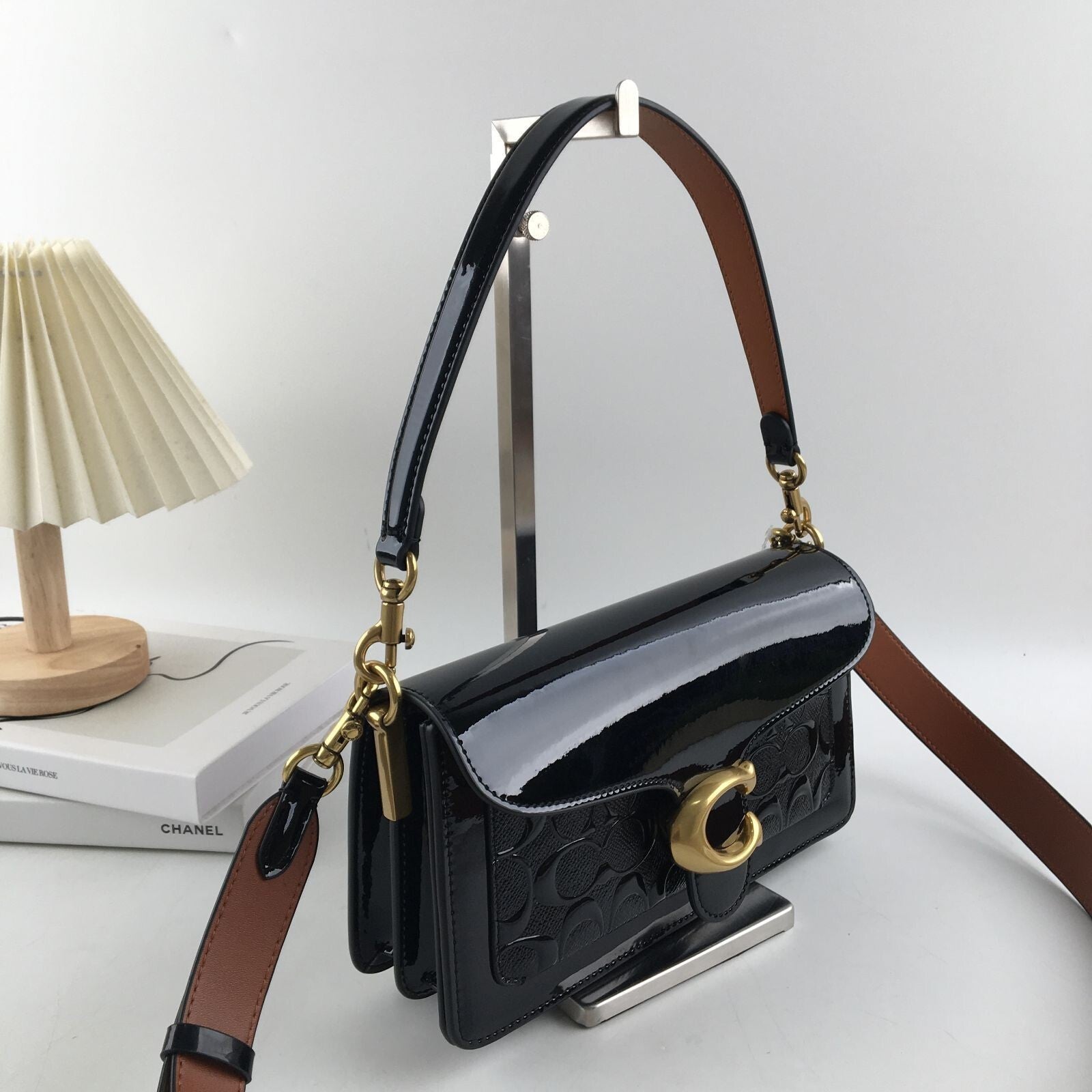 COACH  Tabby Shoulder Bag 26 In Signature Leather Black CM554 Outlet NEW