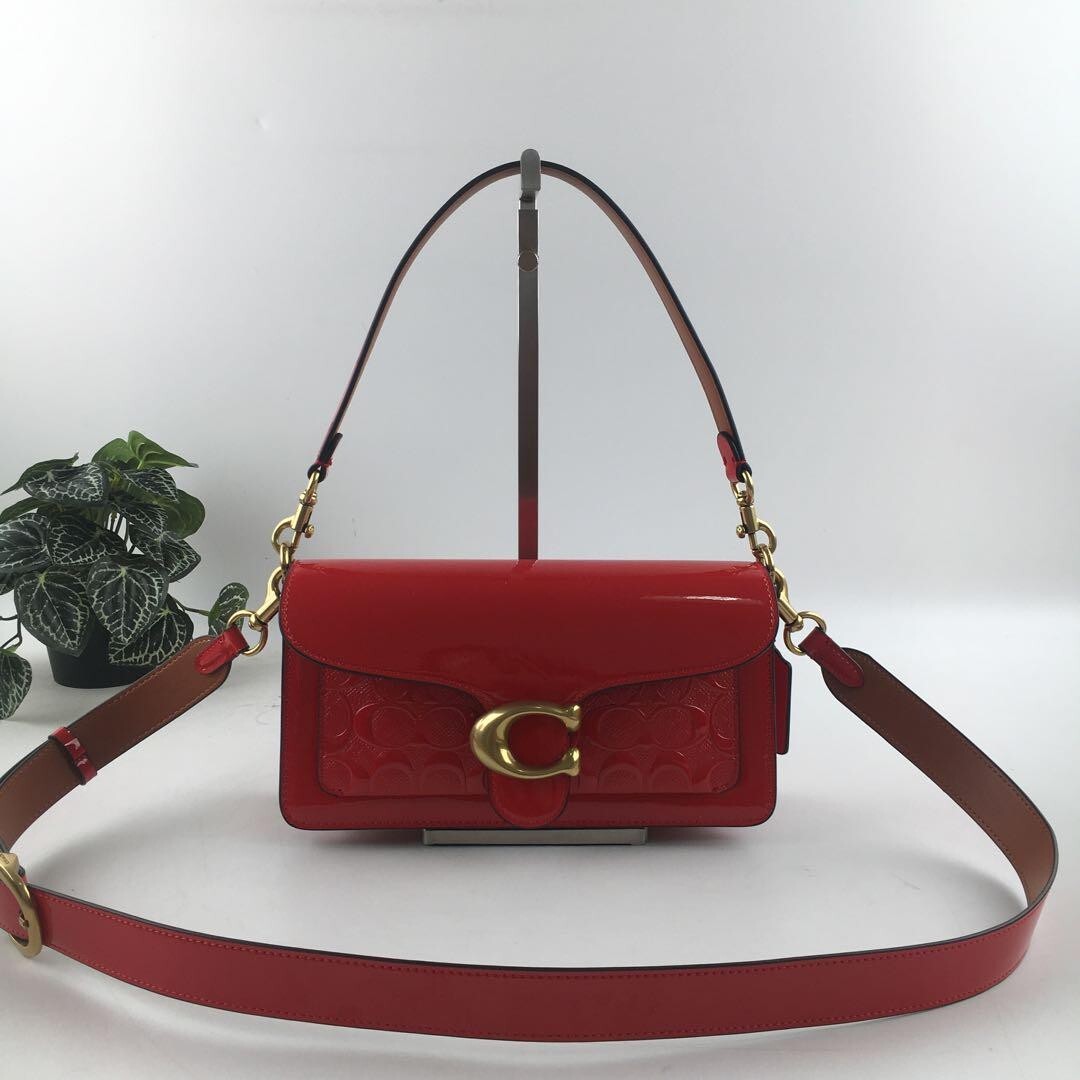COACH  Tabby Shoulder Bag 26 In Signature Leather Red CM554 Outlet NEW