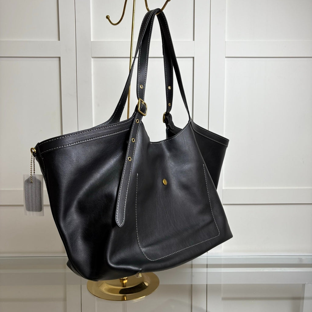 COACH Gramercy Tote Black CAM00 Outlet NEW