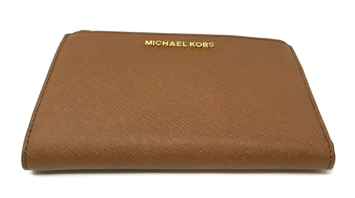Michael Kors MK Jet Set Travel Double Zip Phone Wristlet Wallet