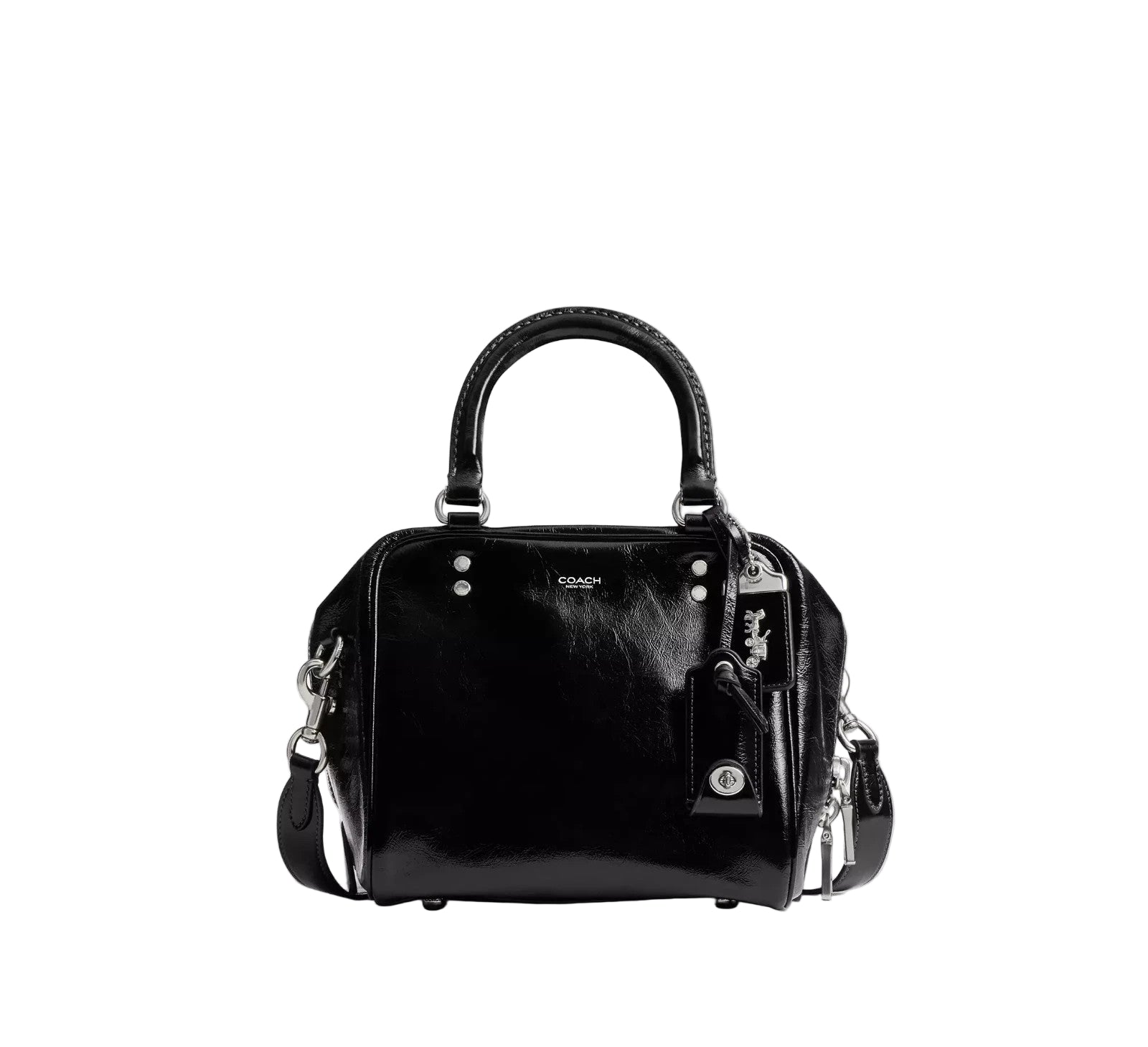 COACH Cube Rogue Bag 20 Shoulder Bag Black CBH04 Outlet NEW