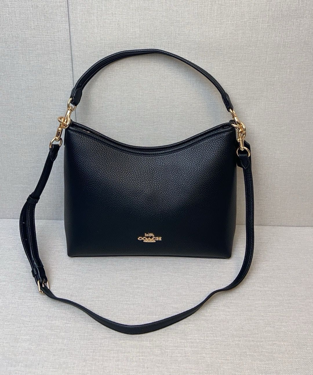 COACH Laurel Shoulder Bag Black CR148 Women's Bag Outlet NEW