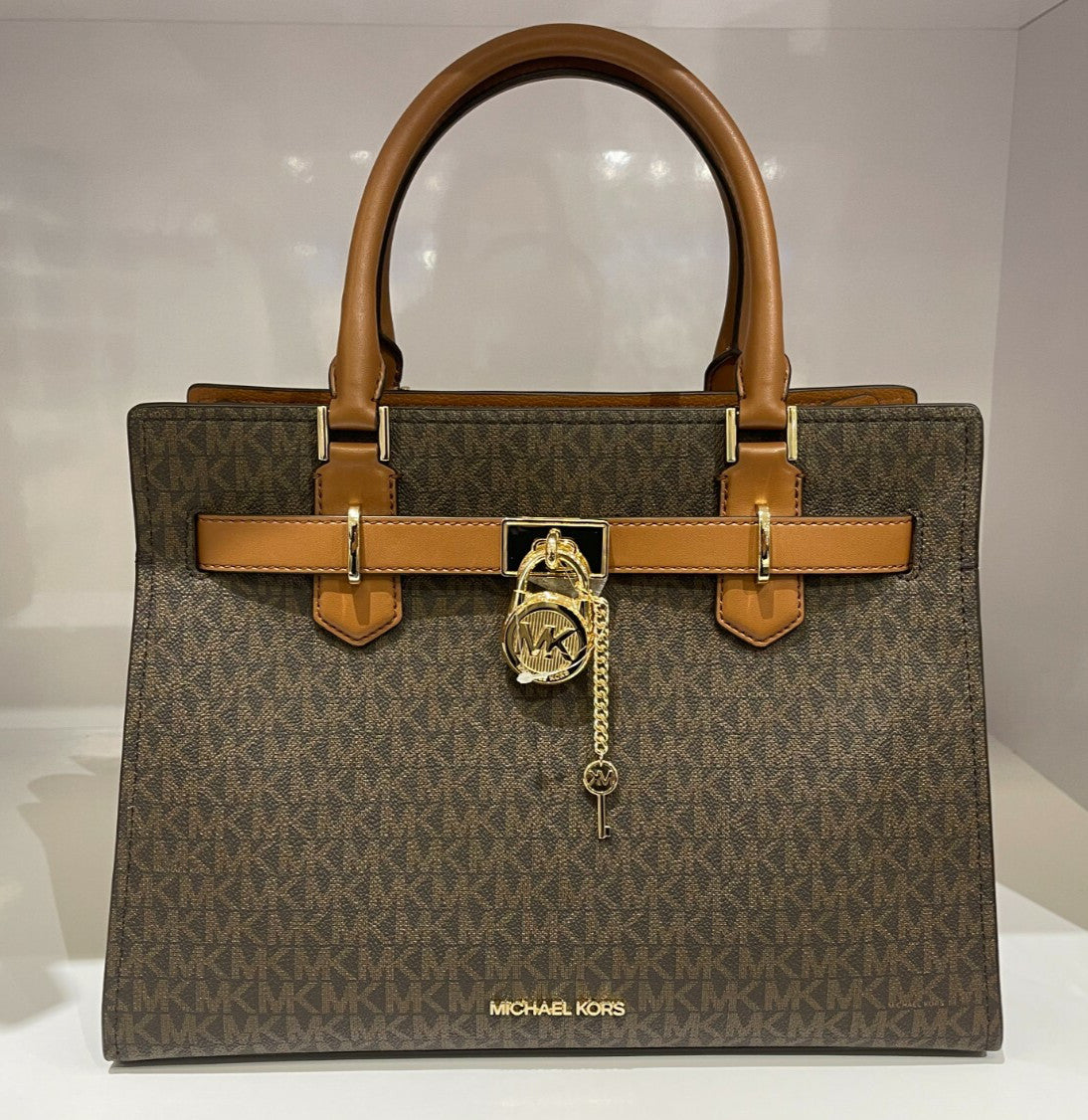 MICHAEL KORS HAMILTON MEDIUM SATCHEL SHOULDER CROSSBODY BAG