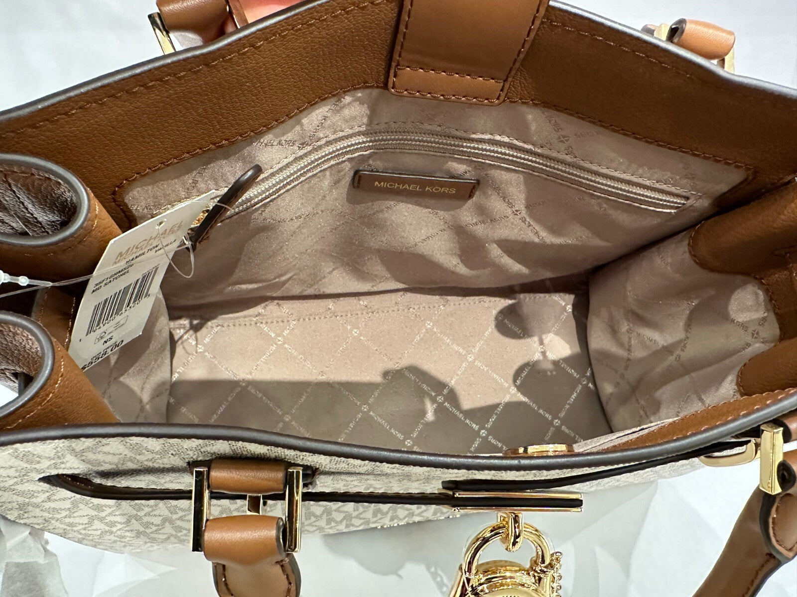 MICHAEL KORS HAMILTON MEDIUM SATCHEL SHOULDER CROSSBODY BAG