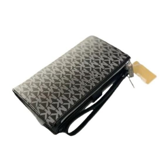 Michael Kors MK Jet Set Travel Double Zip Phone Wristlet Wallet