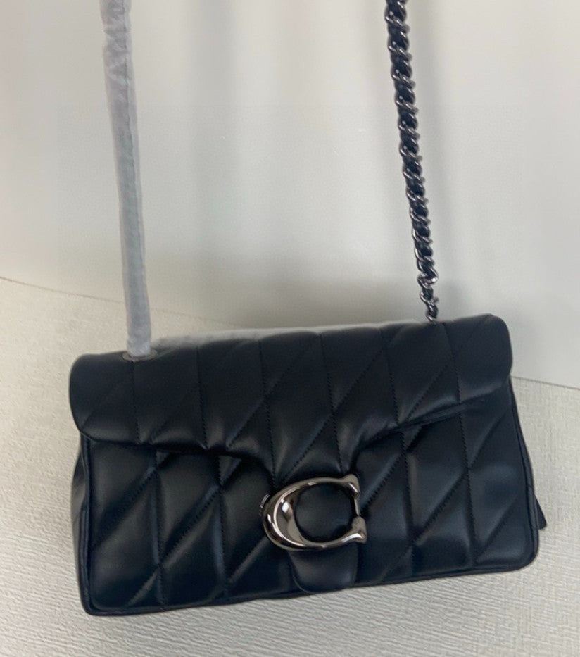 COACH Tabby Shoulder Bag 26 With Quilting Black CP150 Outlet NEW