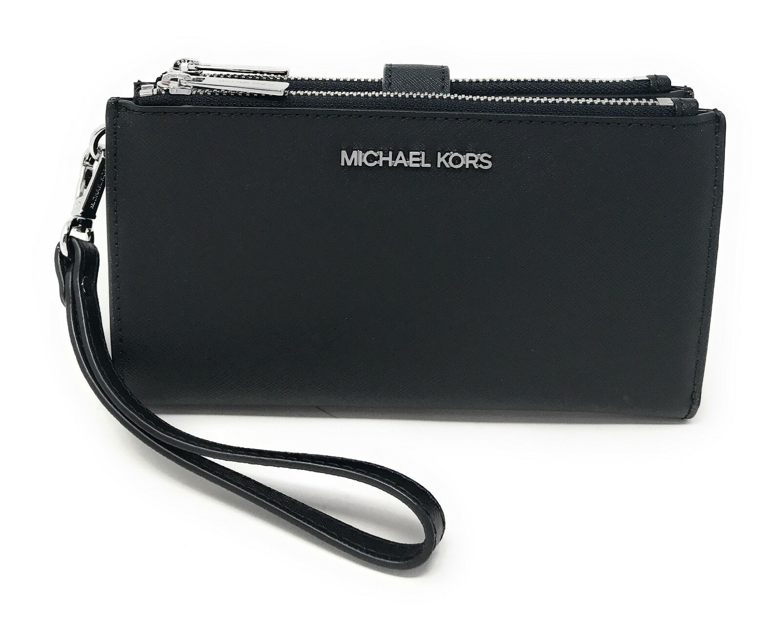 Michael Kors MK Jet Set Travel Double Zip Phone Wristlet Wallet